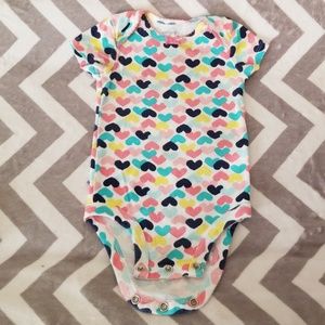 Baby hearts onesie